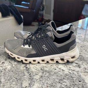 On Running women’s Black and Gray Athletic Shoes